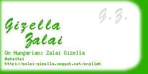 gizella zalai business card